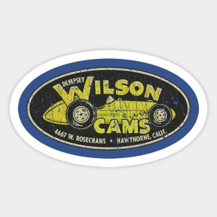 Dempsey Wilson Racing Cams 1963 Sticker